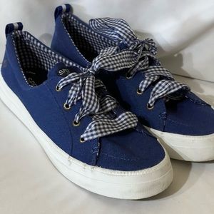 Sperry Top-Sider Blue Sneaker Women Shoes. Size 9